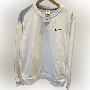 Nike White Sweatshirt